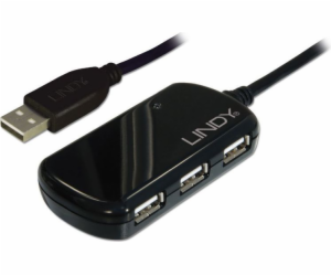 Lindy USB 2.0 Aktivverlängerungshub Pro 8m, USB-Hub 42781