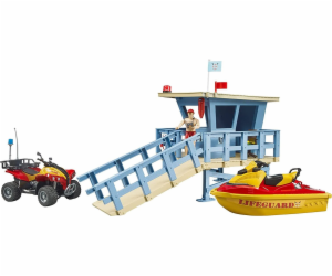 bworld Life Guard Station mit Quad und Personal Water Cra...