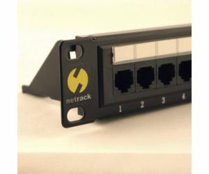 NETRACK 104-05 patch panel 19inch 24-ports cat. 5e UTP wi...