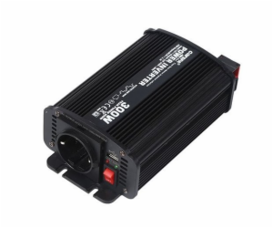 Napěťový měnič Carspa CAR300U-12 12V/230V+USB 300W, modif...