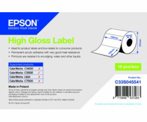 High Gloss Label - Die-cut Roll, 102x152,210ks