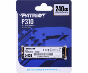 PATRIOT P310/240GB/SSD/M.2 NVMe/3R