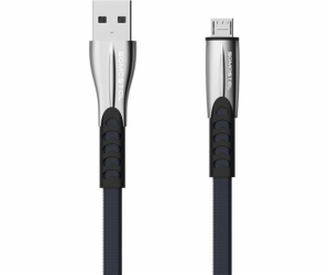 Somostel USB-A - microUSB USB kabel 1 m stříbrný (25705)