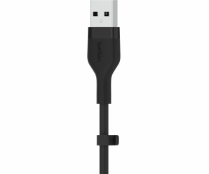 Belkin Flex Lightning/USB-A 1m mfi cert., cerný    CAA008...