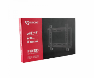 Sbox PLB-2222F Fixed Flat Screen LED TV Mount 23"-43" 35kg