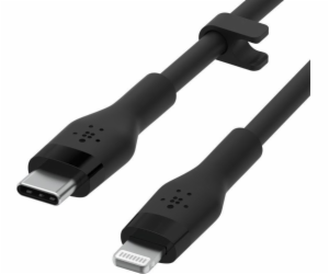 Belkin Flex Lightning/USB-C 15W 2m, mfi, 15W, cern. CAA00...