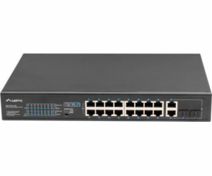 Switch Lanberg Switch Switch 16X100MB POE + / 2XCombo neř...