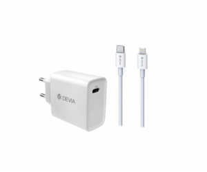 Devia Smart series PD quick charger suit (EU,18W) white