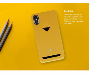 VixFox Card Slot Back Shell for Iphone 7/8 plus mustard y...