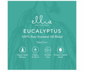 Ellia ARM-EO15EUC-WW Eucalyptus 100% Pure Essential Oil -...