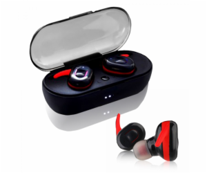 V.Silencer Ture Wireless Earbuds black/red