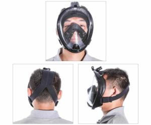 Free Breath Snorkeling Mask M2068G L/XL black