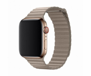 Devia Elegant Leather Loop(44mm) for Apple Watch stone