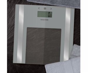 Salter 9158 SV3R Ultra Slim Glass Analyser Scale silver