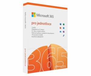 Microsoft 365 pro jednotlivce 1 rok CZ krabicová verze QQ...