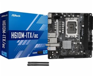 Základní deska ASRock H610M-ITX/ac s1700 2DDR4 DP/HDMI M....