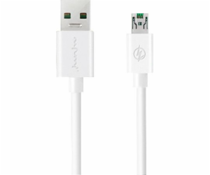 USB -A USB kabel - microUSB 1 m White (26635)