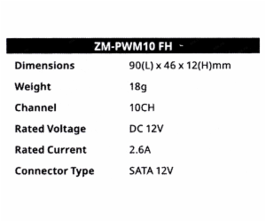 Zalman PWM Controller 10Port (ZM-PWM10 FH)