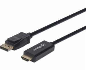 Manhattan DisplayPort – kabel HDMI 3m černý (153188)