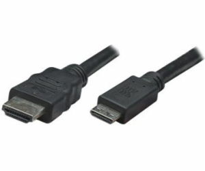 Manhattan HDMI Mini - HDMI kabel 1,8 m černý (304955)