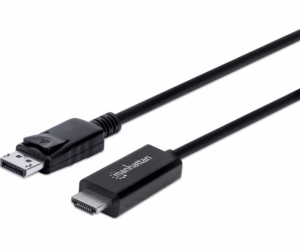 Manhattan DisplayPort – kabel HDMI 3m černý (153218)