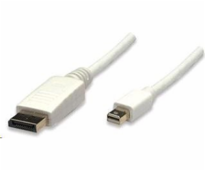 Manhattan DisplayPort Mini – kabel DisplayPort 2m bílý (3...