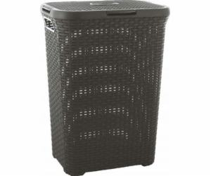 CURVER LAUNDRY BASKET  NATURAL STYLE  60L /DARK GREY