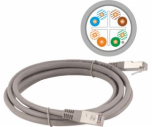 A-LAN KKS6SZA10 networking cable Grey 10 m Cat6 U/UTP (UTP)