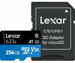 Lexar 256GB, LSDMI256BB633A, microSDXC, 633x Class 10