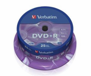 VERBATIM 43500 DVD+R(25-Pack Spindle)