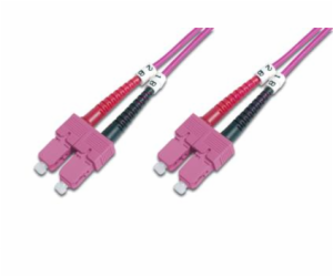 DIGITUS Fiber Optic Patch Cord, SC to SC, Multimode OM4 -...