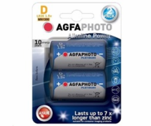 AgfaPhoto Power alkalická baterie 1.5V, LR20/D, 2ks 