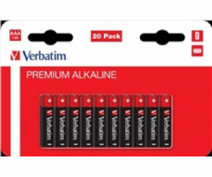 VERBATIM Alkalická Baterie AAA 20 Pack / LR03