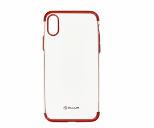 Tellur Cover Silicone Electroplated for iPhone X/XS red