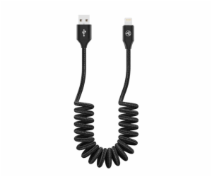 Tellur Data cable Extendable USB to Lightning 3A 1.8m black