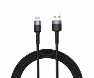 Tellur Data cable, USB to Micro USB, LED, Nylon Braided, ...