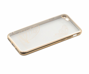 Tellur Cover Silicone for iPhone 7 Butterfly gold