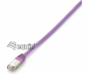 Equip Patchcord Cat6a, S/FTP, 15m, fialový (605658)