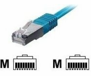 Equip Patchcord S/FTP, Cat6A, 15, modrý (605638)