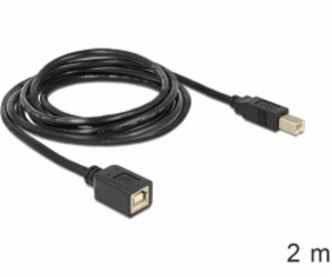 Delock Cable USB 2.0 B samec > B samice prodlužující 2 m