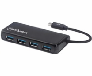 Manhattan USB HUB 4x USB-A 3.0 (164924)