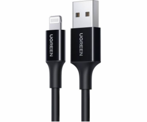 2x1 UGREEN Lightning To USB-A 2.0 Cable 1m black