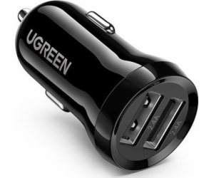 UGREEN Dual USB-A 24W Car Charger Black