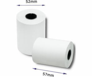 Qoltec 51899 Thermal roll 57 x 16 | 55g / m2 | 10 pcs. | ...