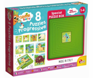 Hračka Liscianigioch Carotina Baby 9 Puzzle - Farma