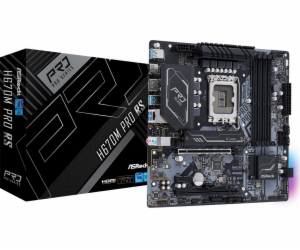 Asrock H670M Pro RS Intel H670 LGA 1700 Micro ATX