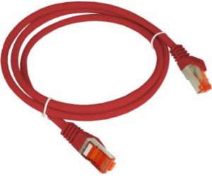 Patch-cord F/UTP cat.6 PVC 1.0m red ALANTEC