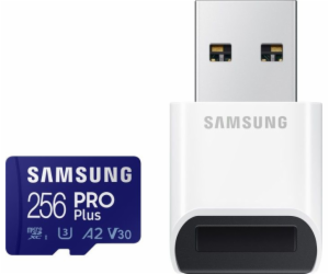 Samsung micro SDHC karta 256GB PRO Plus + USB adaptér