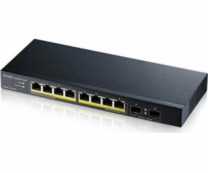 Zyxel GS1100-10HP v2 10-port Desktop Gigabit PoE Switch, ...