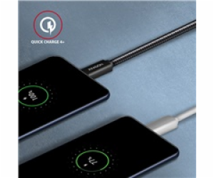 AXAGON BUCM32-CM10AB, SPEED+ kabel USB-C <-> USB-C, 1m, U...